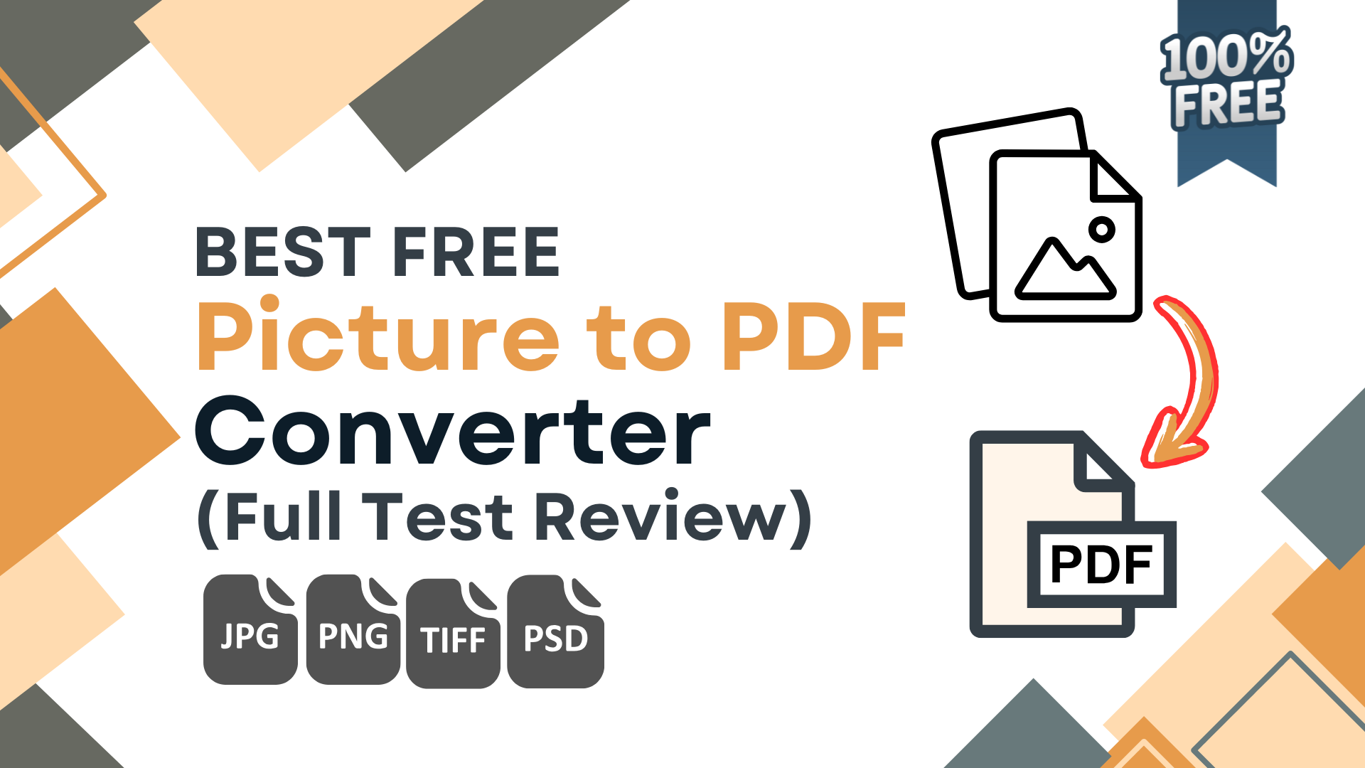 How to Turn a Picture into PDF Online for Free?