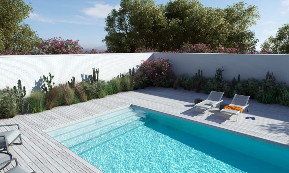 Seasonal Inground Pool Decor